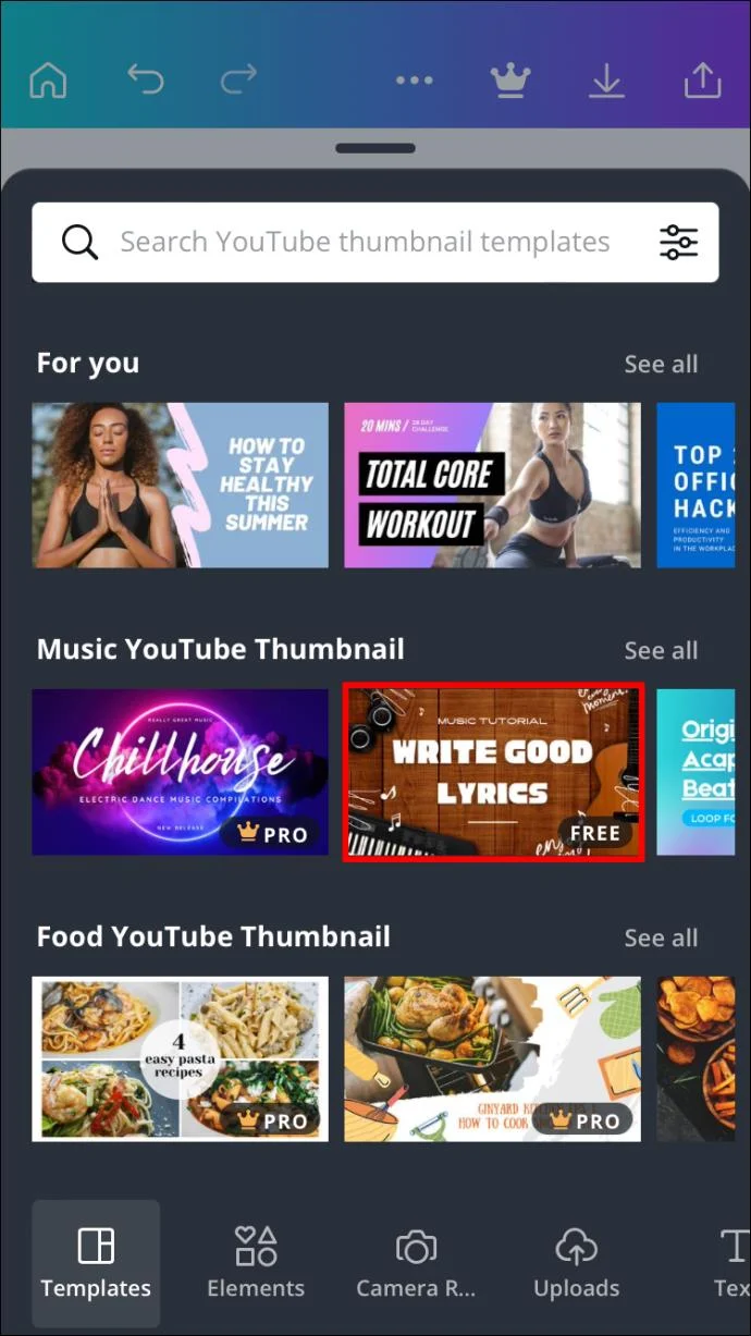 نحوه استفاده از Canva برای ایجاد یک تصویر کوچک YouTube نحوه استفاده از Canva برای ایجاد یک تصویر کوچک YouTube