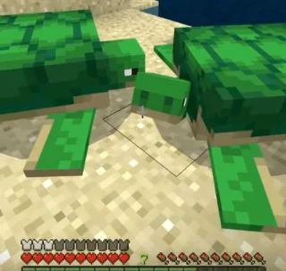 چگونه در Minecraft لاک پشت ها را پرورش دهیم