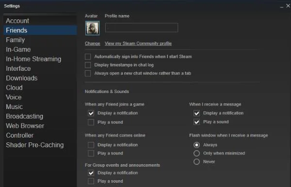 Cara Mengubah Nama Akun Steam Anda