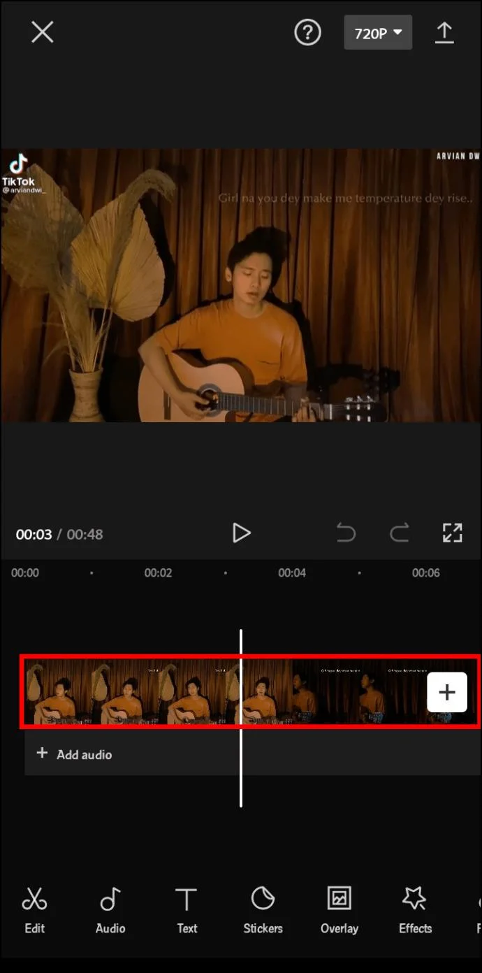 نحوه استفاده از نمودارها در CapCut