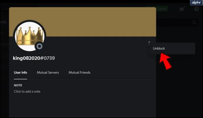 نحوه مسدود کردن یا رفع انسداد شخصی در Discord