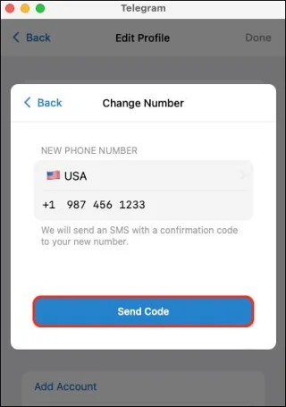 टेलीग्राम में अपना नंबर कैसे बदलें