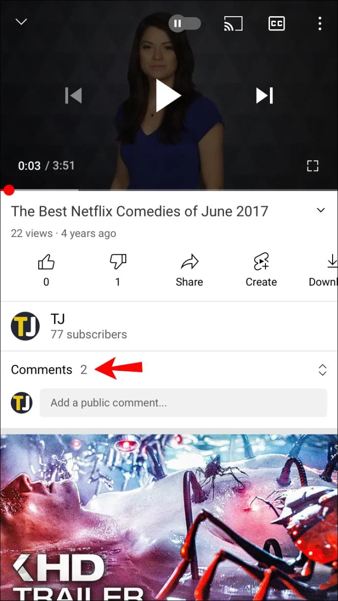 Come bloccare un commento su YouTube