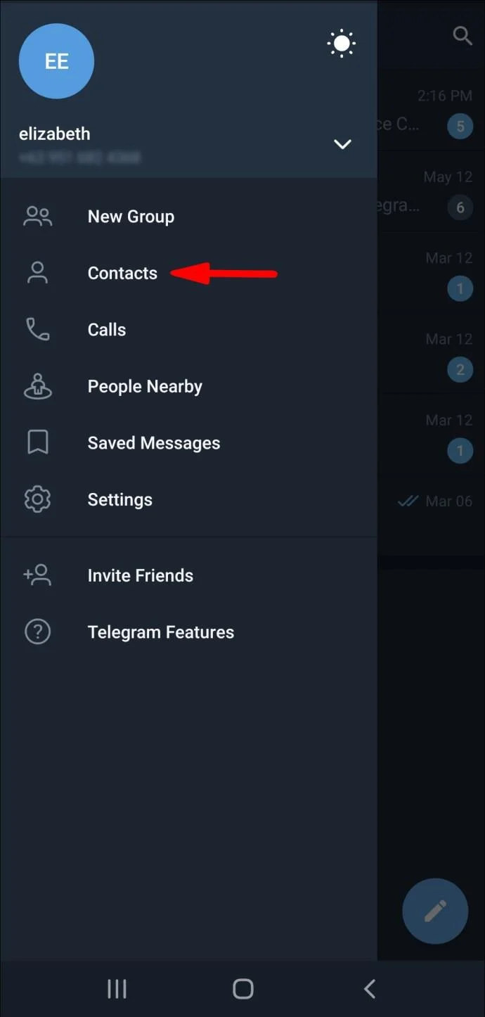 نحوه افزودن مخاطب در تلگرام