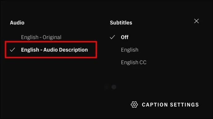 نحوه غیرفعال کردن توضیحات صوتی در HBO Max نحوه غیرفعال کردن توضیحات صوتی در HBO Max