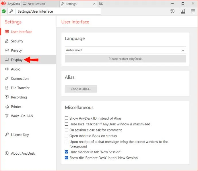 نحوه خروج از تمام صفحه در AnyDesk