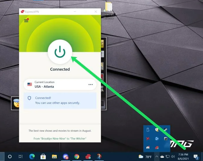 چگونه Vpn خود را خاموش کنیم