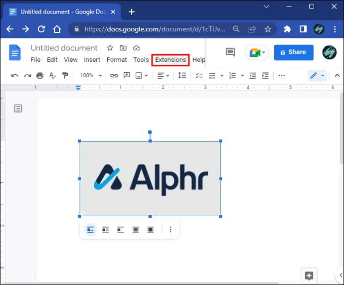 چگونه در Google Docs به تصاویر زیرنویس اضافه کنیم
