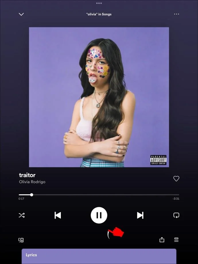 نحوه مشاهده متن ترانه در Spotify
