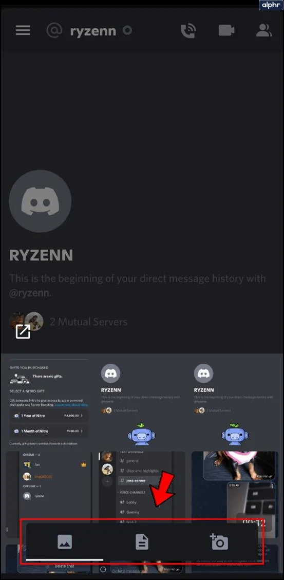 نحوه ارسال فایل در Discord