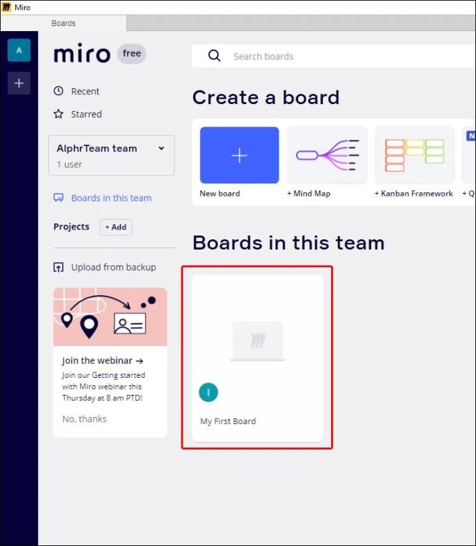 چگونه یک برد را در Miro حذف کنیم چگونه یک برد را در Miro حذف کنیم