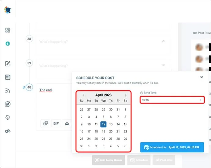Como agendar tópicos do Twitter (Twitter Thread Maker)