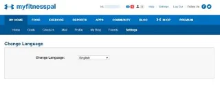 Cara Mengubah Bahasa Di MyFitnessPal