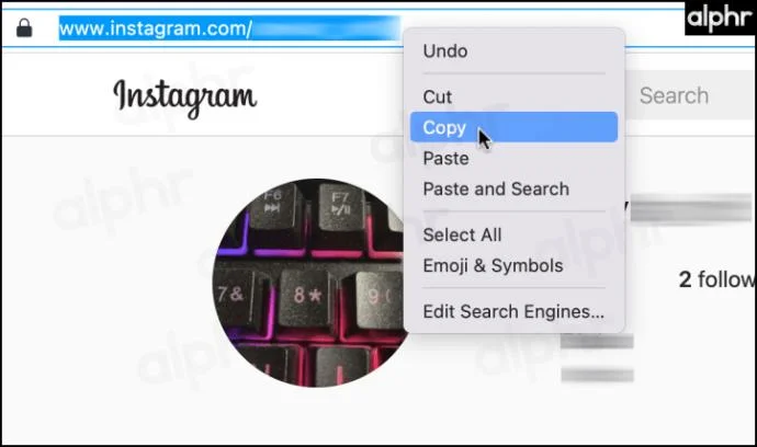 Como encontrar o perfil de uma conta do Instagram ou o URL da postagem