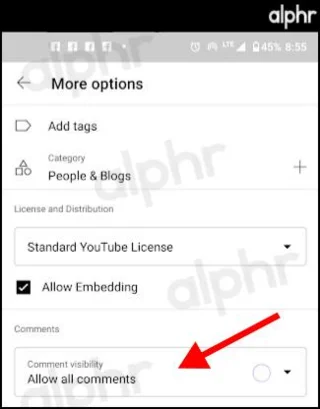 Come disabilitare i commenti su YouTube