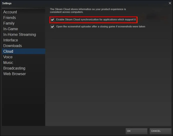 نحوه بارگیری Steam Cloud Saves