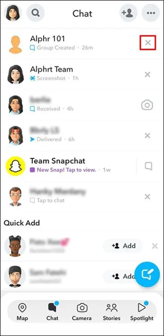 Snapchat muestra una X en lugar de una cámara: he aquí por qué y cómo solucionarlo