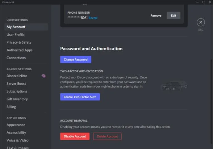 نحوه روشن یا خاموش کردن 2FA در Discord