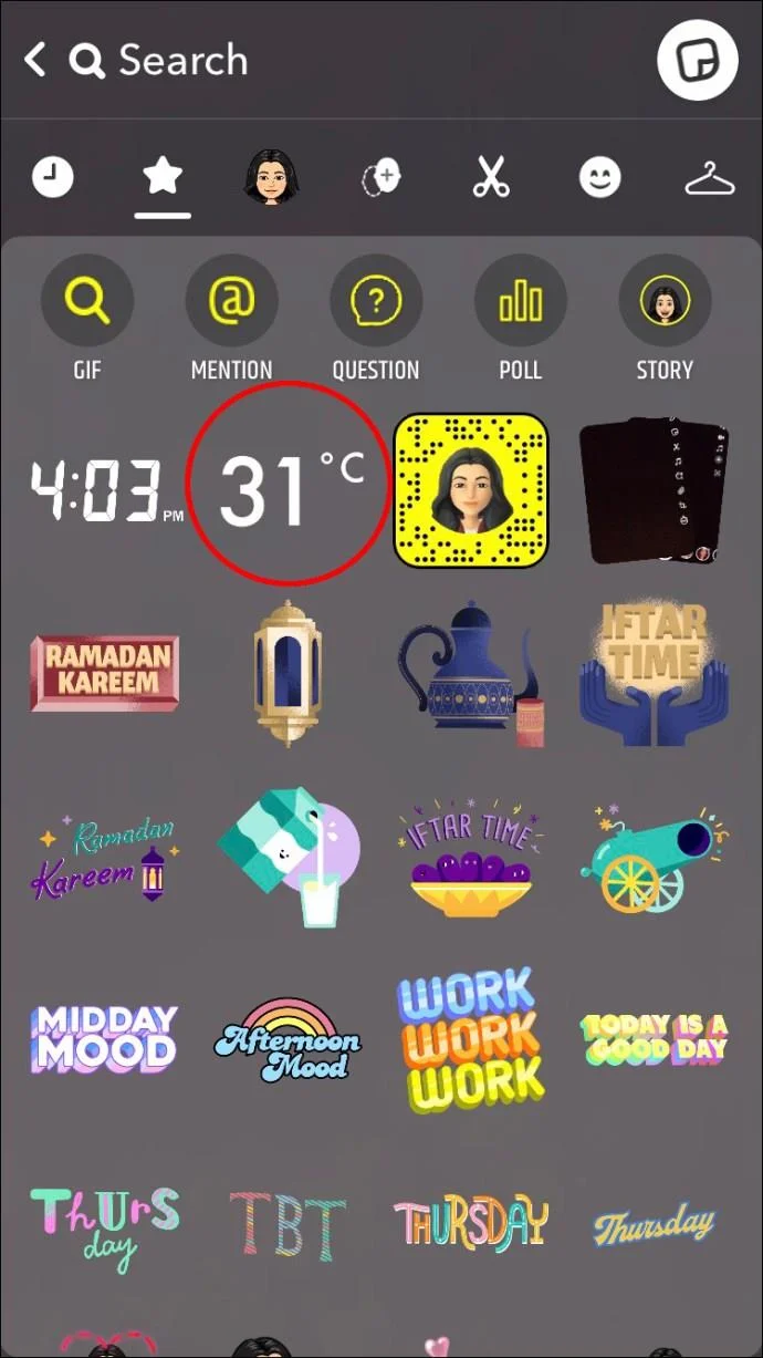Jak zdobyć naklejki temperatury za pomocą SnapChat