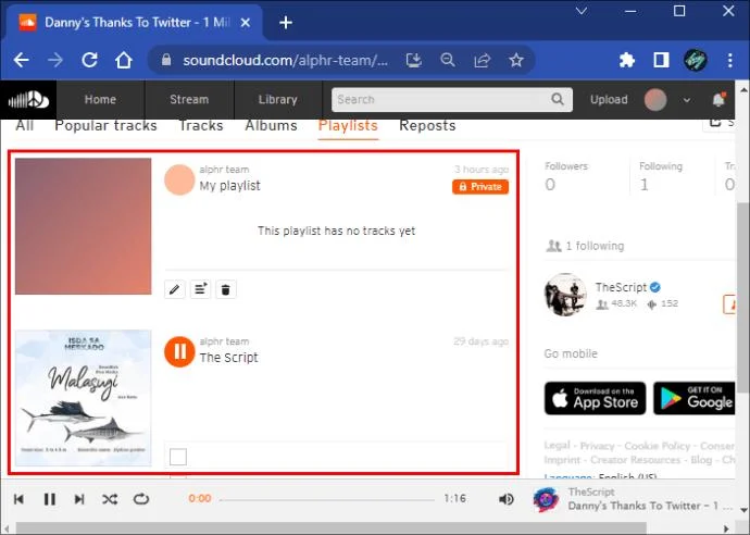 SoundCloud에서 재생 목록의 사진을 변경하는 방법
