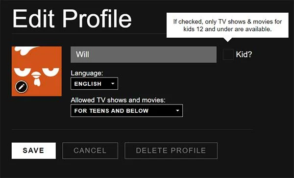 Utilizzo del controllo parentale per bloccare gli spettacoli su Netflix
