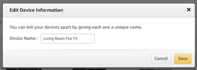 چگونه نام استیک تلویزیون آمازون Fire خود را تغییر دهیم