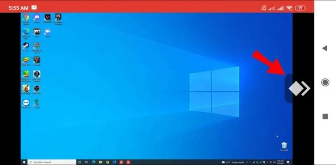 نحوه کلیک راست در AnyDesk در رایانه شخصی یا دستگاه تلفن همراه