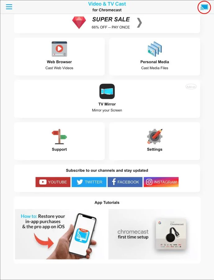 Bir iPad'den Chromecast Nasıl İzlenir