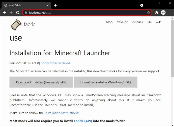 نحوه نصب مودها روی پارچه برای Minecraft