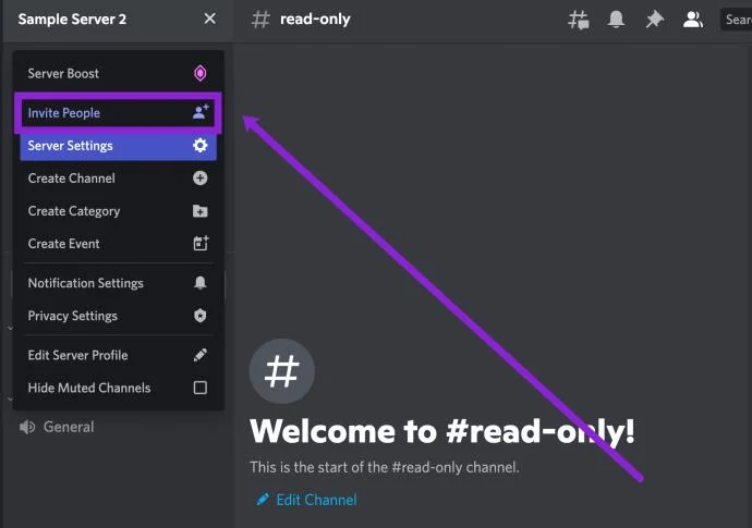 نحوه ایجاد پیوند دعوت در Discord