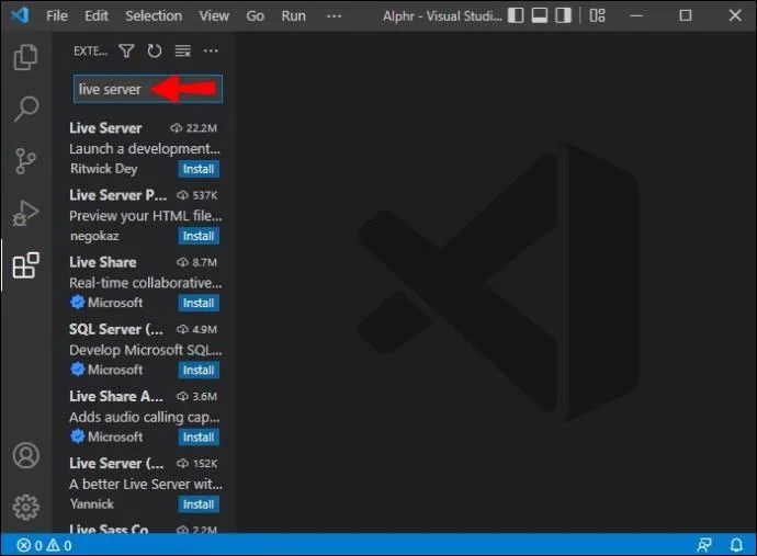 So öffnen Sie im Browser aus VS-Code