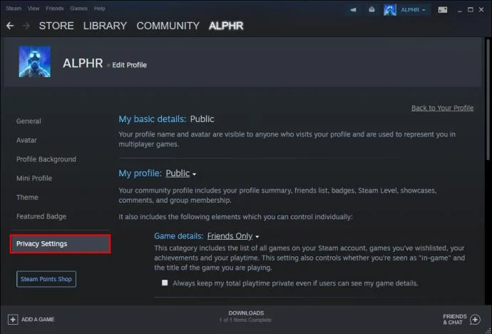 نحوه حذف فعالیت بازی در استیم