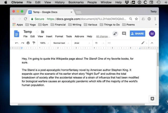 چگونه قالب بندی را در Google Docs پاک کنیم