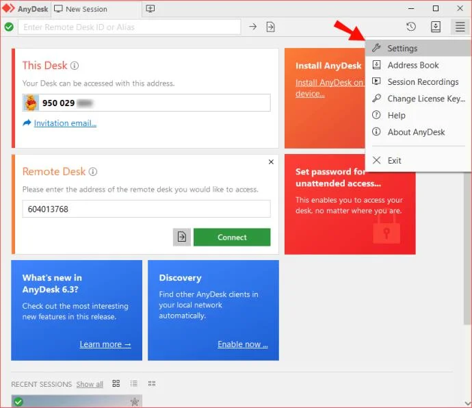 نحوه خروج از تمام صفحه در AnyDesk