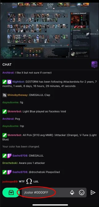 نحوه تغییر رنگ چت در Twitch به روش آسان