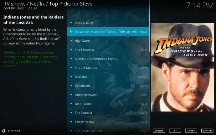 영화, 음악 및 비디오를 위한 최고의 법적 Kodi 애드온