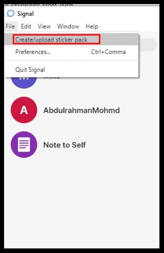 نحوه اضافه کردن استیکر به سیگنال