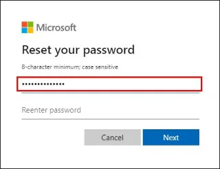 Jak zresetować i zmienić hasło Microsoft