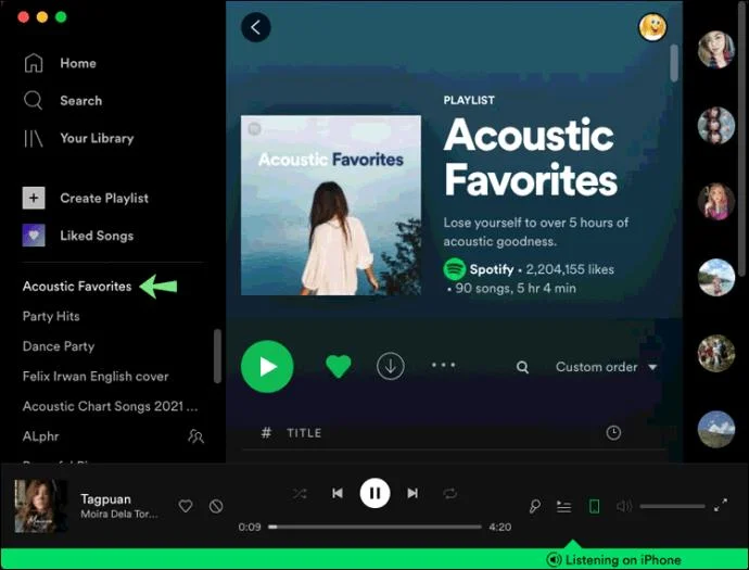 Kun je controleren wie je afspeellijst leuk vond in Spotify?