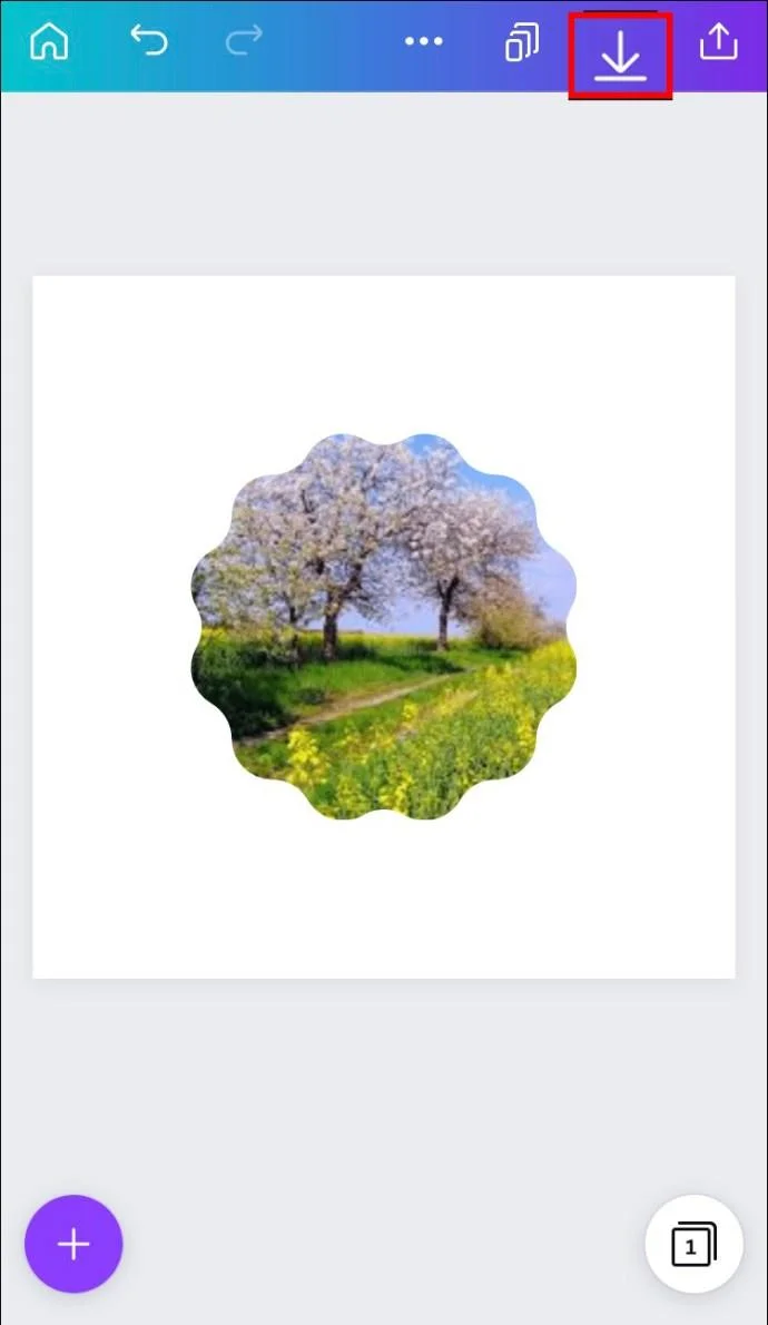 چگونه یک شکل را با یک تصویر در Canva پر کنیم