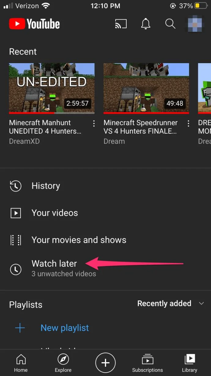 Como excluir todos os vídeos de assistir mais tarde no YouTube