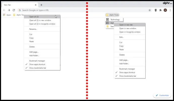 Chrome ですべてのタブを保存する方法