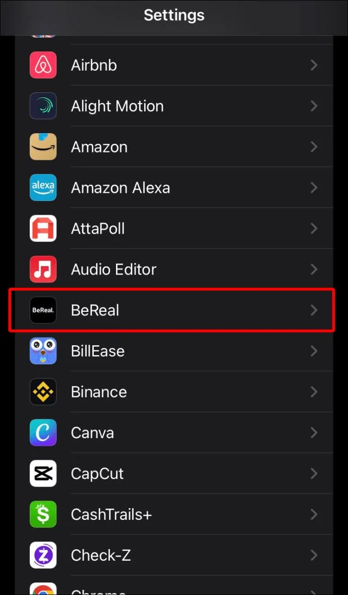 چگونه موقعیت مکانی را در BeReal روشن یا خاموش کنیم