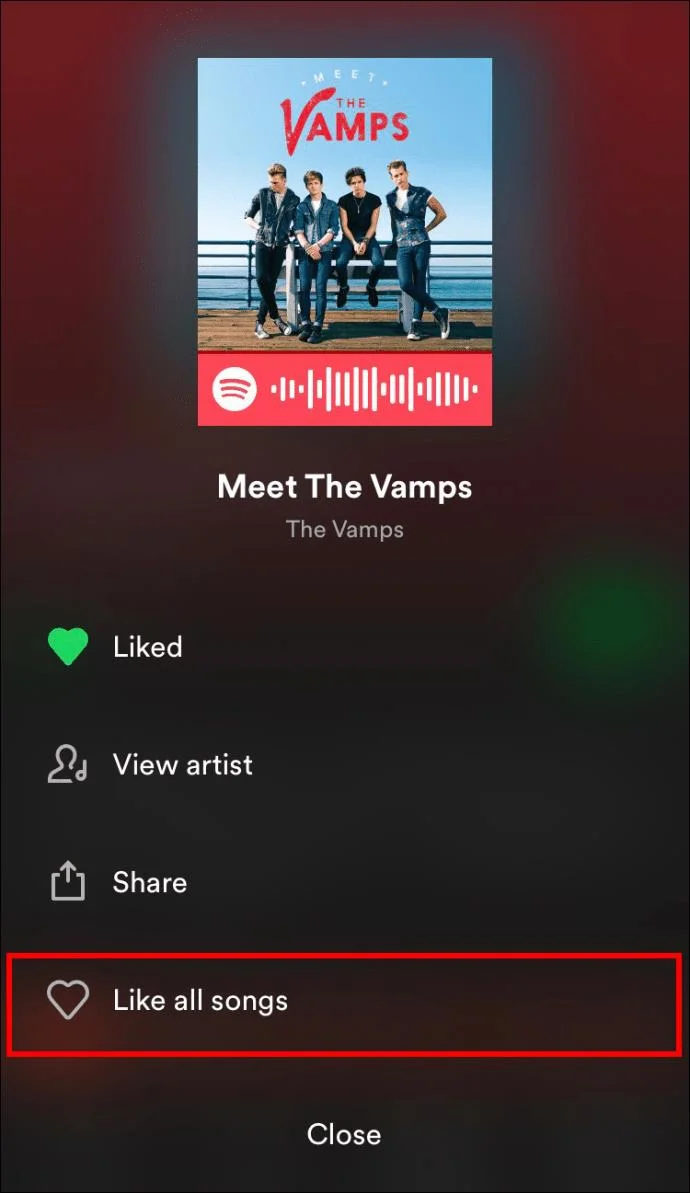 چگونه همه آهنگ ها را در لیست پخش Spotify لایک کنیم