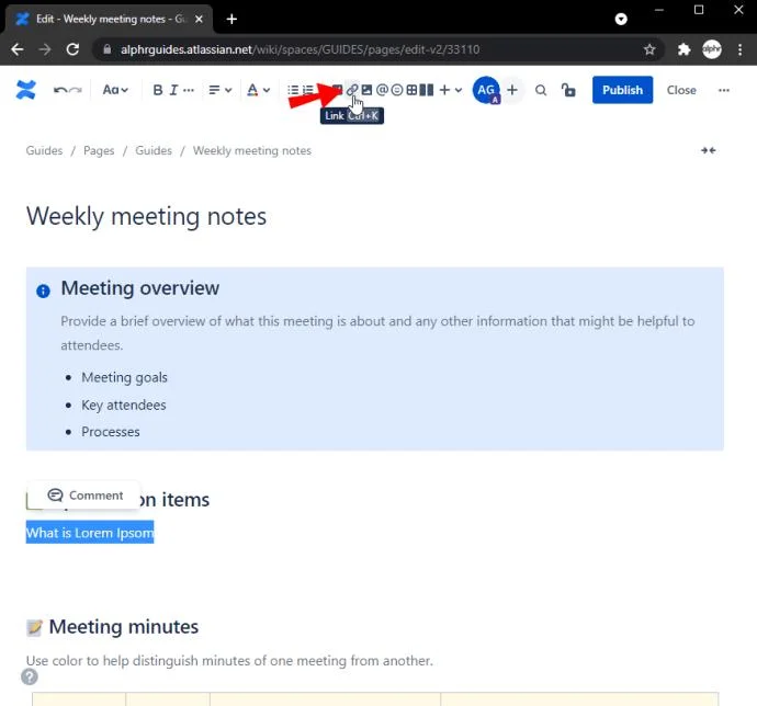 Cara Menautkan Ke Halaman Lain Dalam Confluence