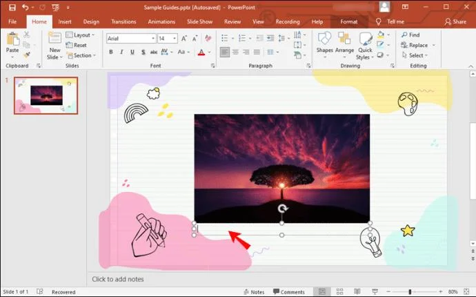 Jak zacytować obraz w programie PowerPoint