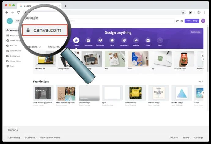 कैनवा में लिंक कैसे जोड़ें
