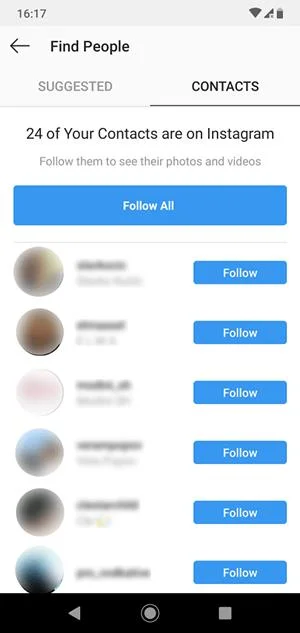 Comment Instagram connaît-il mes amis et qui suggérer ?