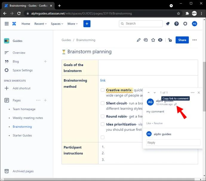 Cara Menambahkan Komentar Di Confluence