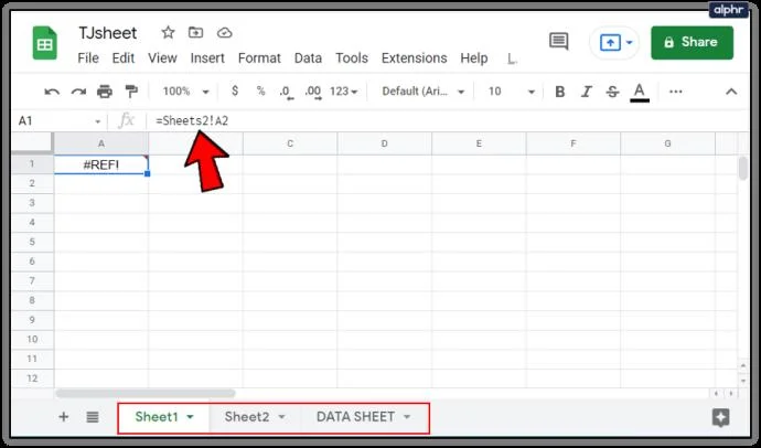 چگونه داده ها را از یک برگه متفاوت در Google Sheets پیوند دهیم